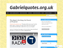 Tablet Screenshot of gabrielquotes.org.uk